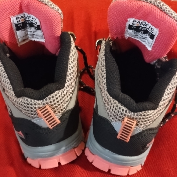 Pacific Trail Kids' Gray and Pink Sneakers - Picture 5 of 14
